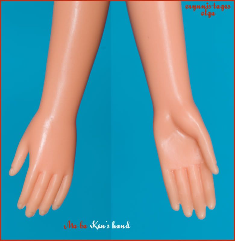 Ma-Ba Ken hands Ma-Ba Kens hands! they are small and girlish!