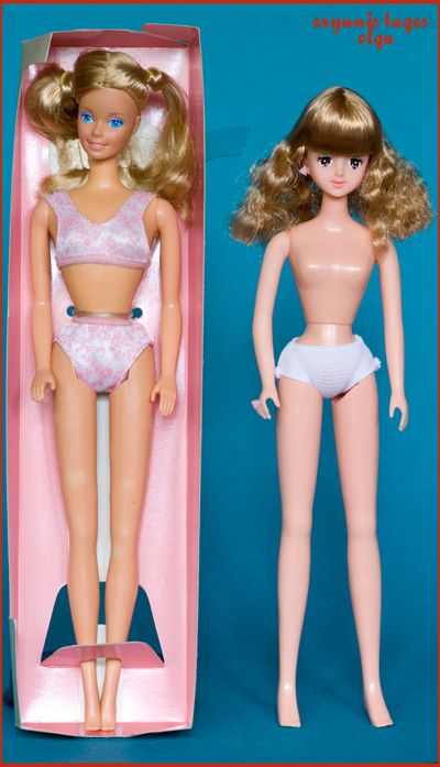 regular Fun -To-Dress Barbie (1987) vs Ma-Ba Barbie (1986) regular Fun -To-Dress Barbie (1987) vs Ma-Ba Barbie (1986)
