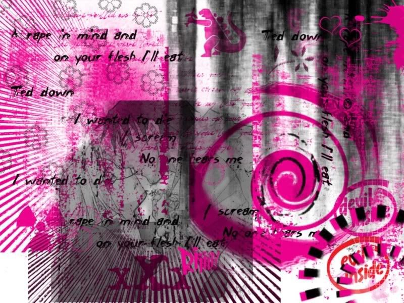 emo black and pink wallpaper. emo pink wallpaper Image
