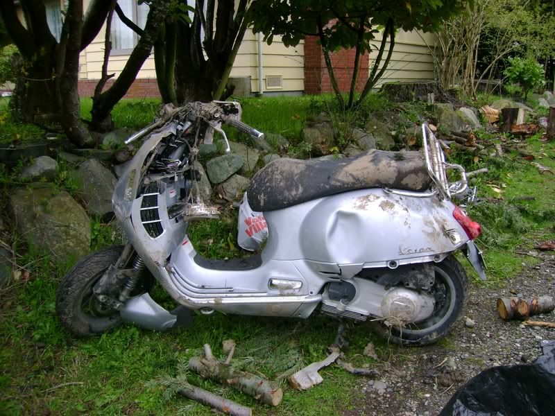 Vespa Down!.. on craigslist PNW Riders The Motorcycle Community