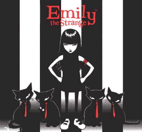 Emily The Strange Graphics From freeglitters.com
