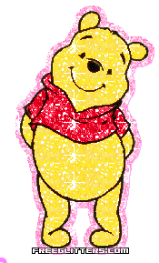 Winnie The Pooh Glitter Graphics From FreeGlitters.com