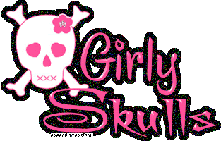 Girly Skull Graphics