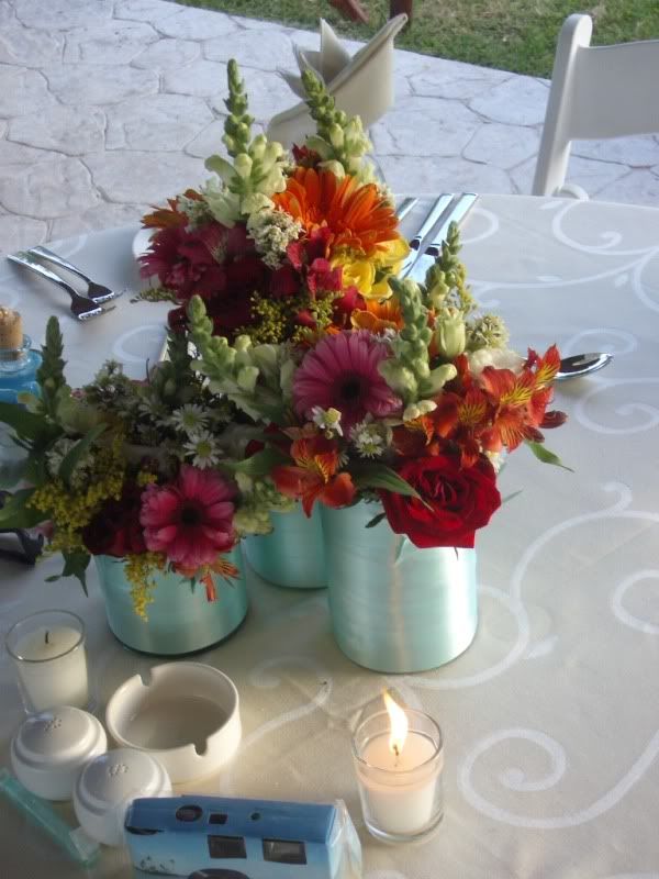 wedding flowers, table decoration