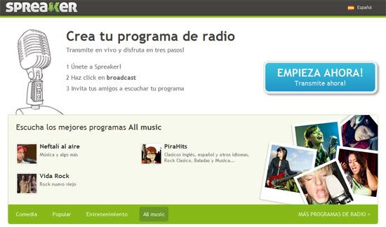 Spreaker: Transmite en vivo tu broadcast