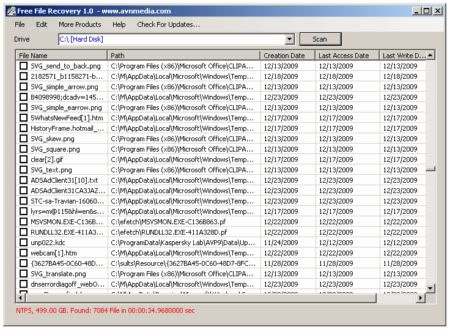 Como recuperar archivos borrados de la computadora