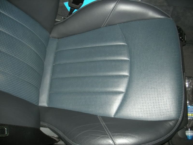 w210 blue interior