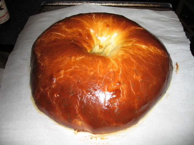 Pogne de Romans ( French orange flower water bread)