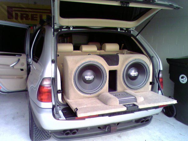 Bmw x5 subwoofer box #6