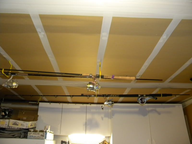 Ceiling Mounted Rod Holders 2nd One Done Now Gamefishin Com