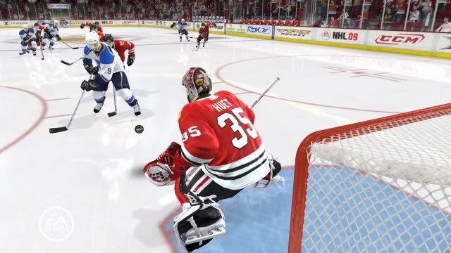 The photo may look real, but the fact that Kariya is being productive should be plenty to tip you off to the fact that it's just a video game.