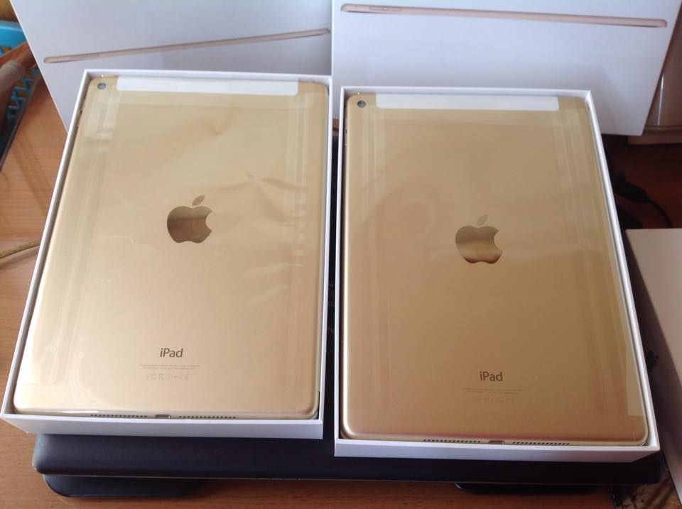 Ipad air 2 gold 4G 16Gb 99,99% còn nguyên seal máy - 1