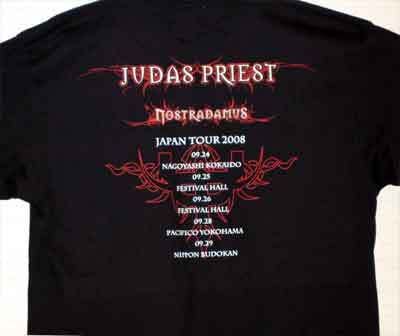 Judas Priest Japan Tour 2008 Tee