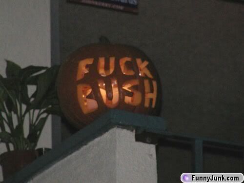 More Anti-Bush propaganda, in a halloween style. Pictures, Images and Photos