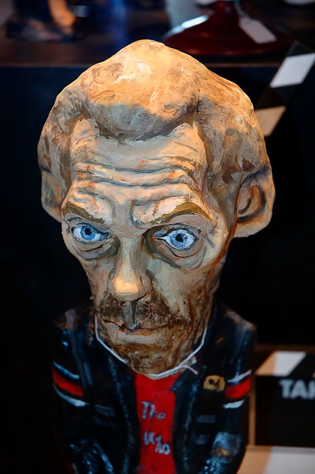 Dr. House or Hugh Laurie in Papier Mache at Barcelona Store [enlarge]