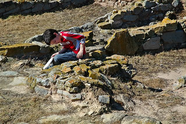 Iberian Ruins: The Lichen Boy [enlarge]