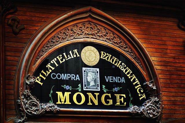 Monge, Philately and Numismatic Store, Barri Gotic, Barcelona [enlarge]