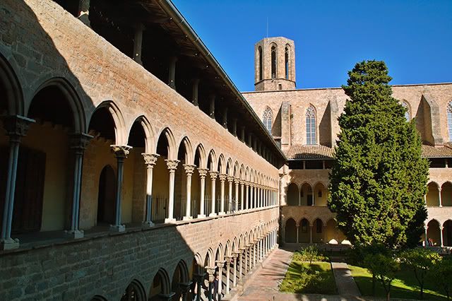 Pedralbes Gothic Monastery in Barcelona, Spain [enlarge]