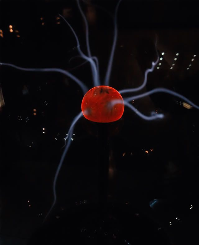 Plasma Ball Detail at CosmoCaixa Science Museum, Barcelona[enlarge]