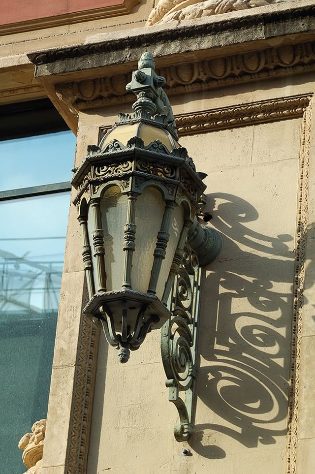 The Art Nouveau Lamp in Barcelona, Europe [enlarge]