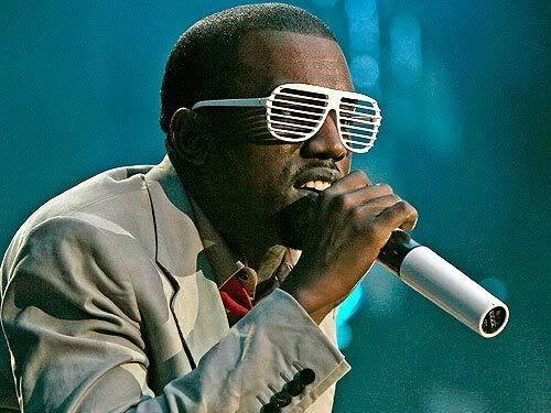 kanye west glasses. Kanye West and his shades