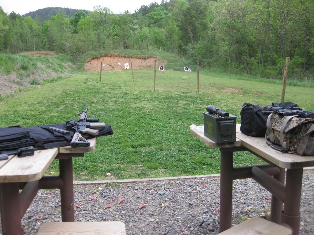 Ouachita forest shooting ranges