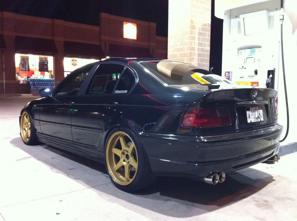 i dont consider my self slammed but well its pretty low soon my e46 2 will