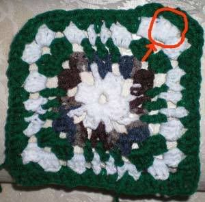 crochet granny square