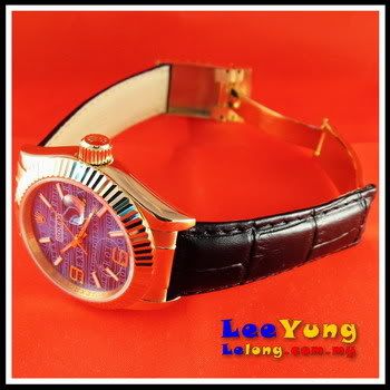 rolex datejust leather band