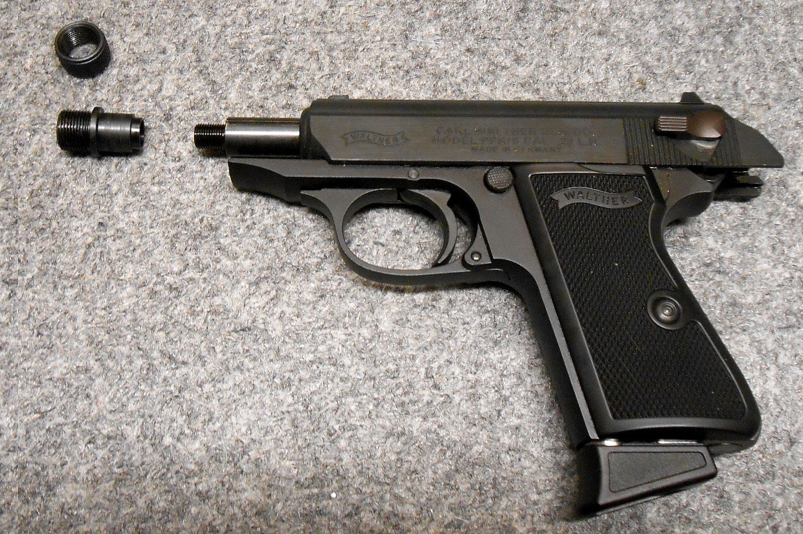 Is the barrel threaded? Umarex PPK/S .22 lr WaltherForums