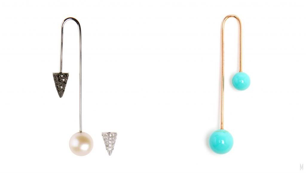 Asherali Knopfer mix and match earring - madeofjewelry 