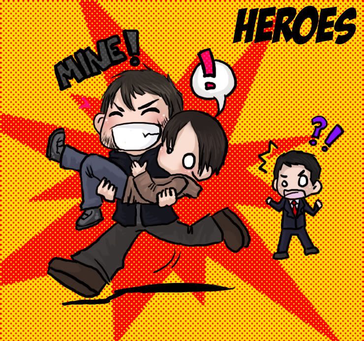 Peter is kidnaped by Claude, and obiously Nathan can\'t see it XD invisible man! >:l lol poor nathan! Peter is kidnaped by Claude, and obiously Nathan can\'t see it XD invisible man! >:l lol poor nathan!