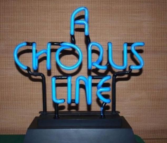 I won this A CHORUS LINE neon sign on ebay