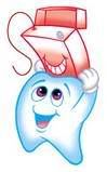 Tooth with floss Pictures, Images and Photos