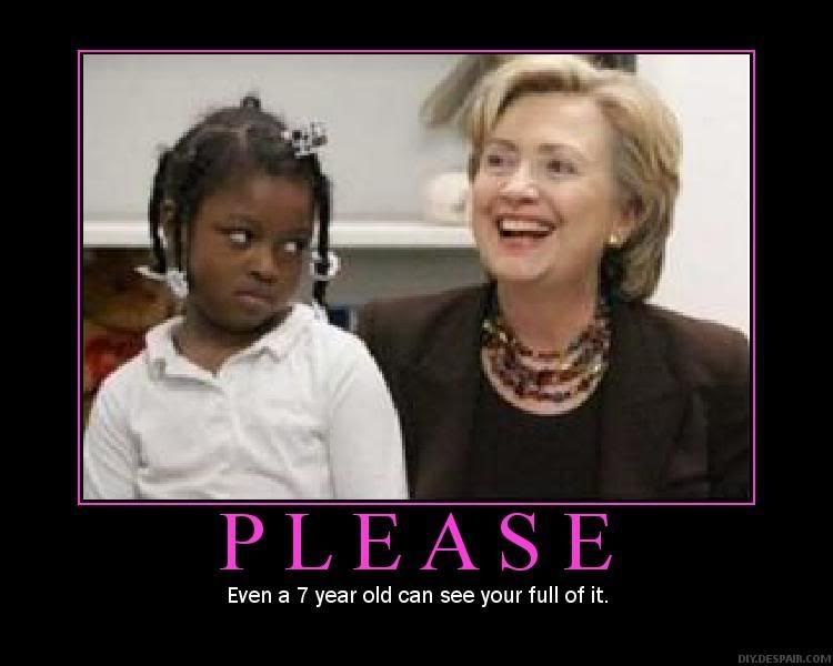 Hillary Clinton photo: Please Demotivator poster79349040.jpg