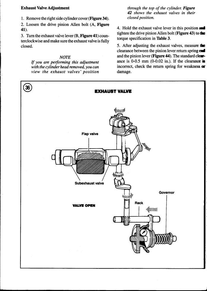 Honda cr250 power valve adjustment