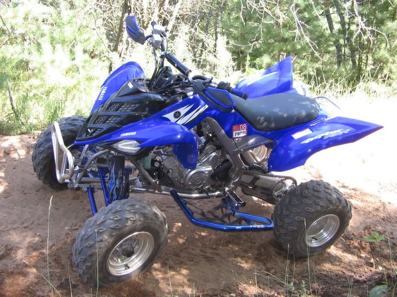 TUSK Comp Series Nerf Bars Silver With Black Webbing For Yamaha Blaster