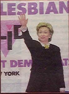 Hillary Clinton, the backround says it all. Pictures, Images and Photos