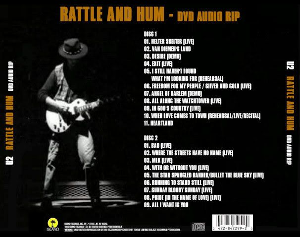 U2   Rattle And Hum (dvd Audio Rip) Flac16 preview 1