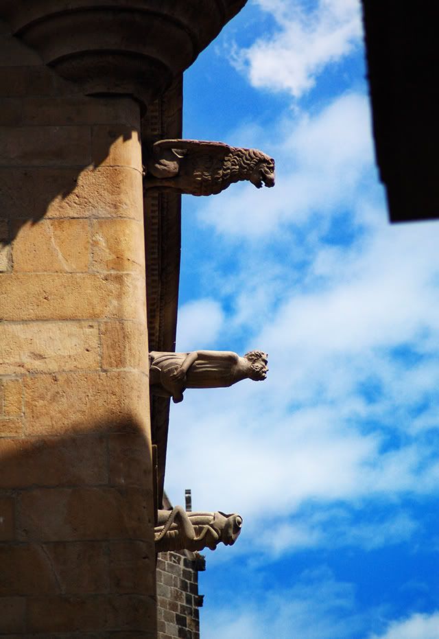 The Gargoyles of Death, Plaza del Rey, Barcelona