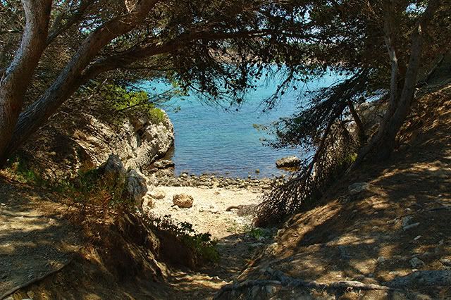 Secret Cove in L'Escala, Costa Brava, Spain