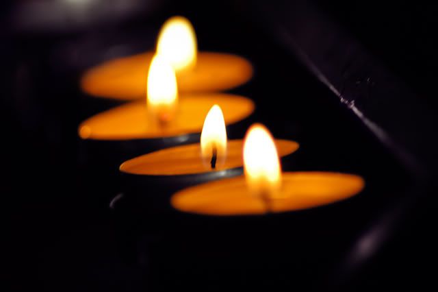 Thanksgiving Tea Light Candles