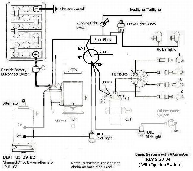 simple wiring diagram vw dune buggy