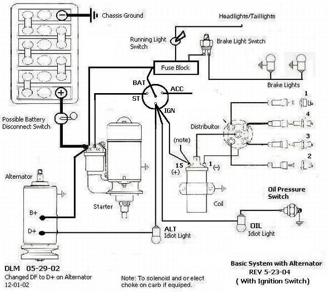 subaru 3 wire alternator wiring diagram